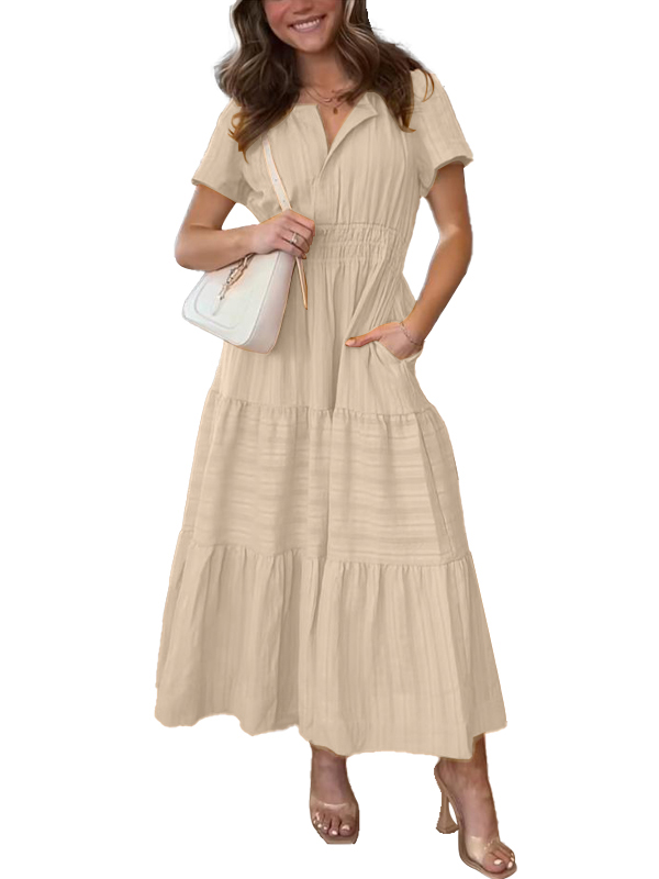 Women's Boho A-line Flowy Dress (Buy 2 Free Shipping)