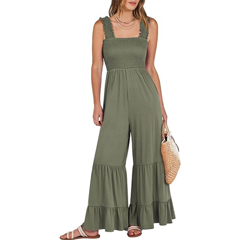 Women Casual Sleeveless Loose High Waist Wide Leg Rompers (Buy 2 Free Shipping)