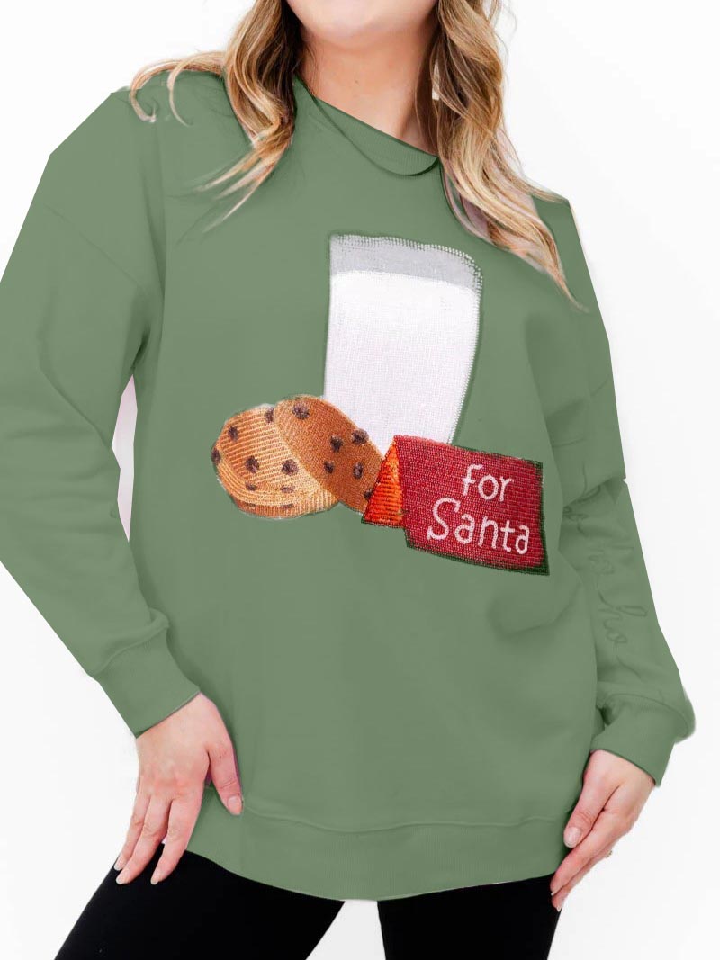 Women's Dear Santa Sparkle Sweatshirt