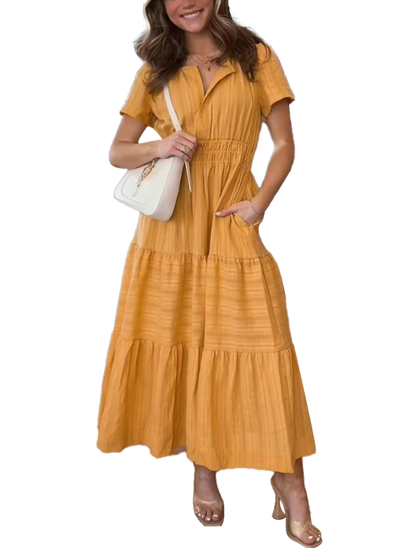 Women's Boho A-line Flowy Dress (Buy 2 Free Shipping)