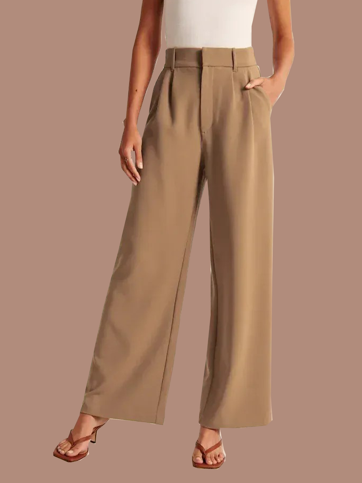 The Effortless Tailored Wide Leg Pants For Women (Buy 2 Free Shipping)  