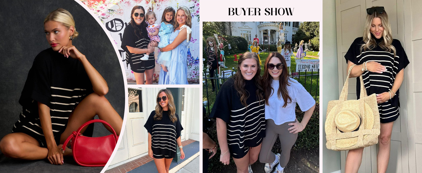 Women's Striped 2 Piece Outfits