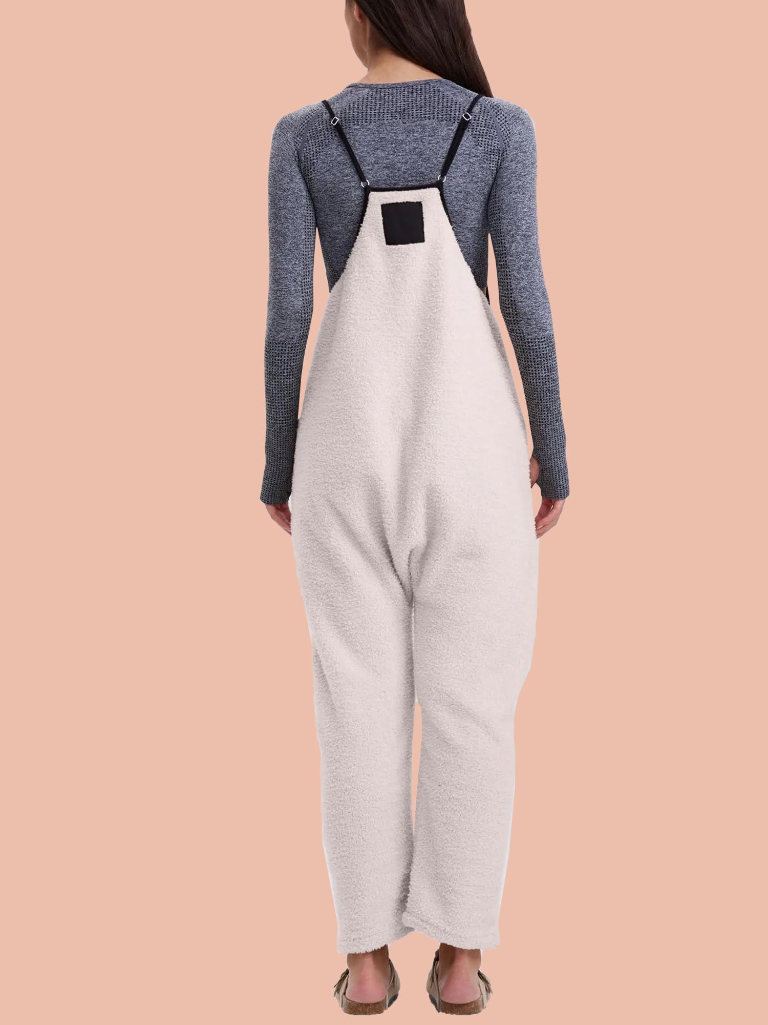 Women's Adjustable Strap Fleece Jumpsuit (Buy 2 Free Shipping)