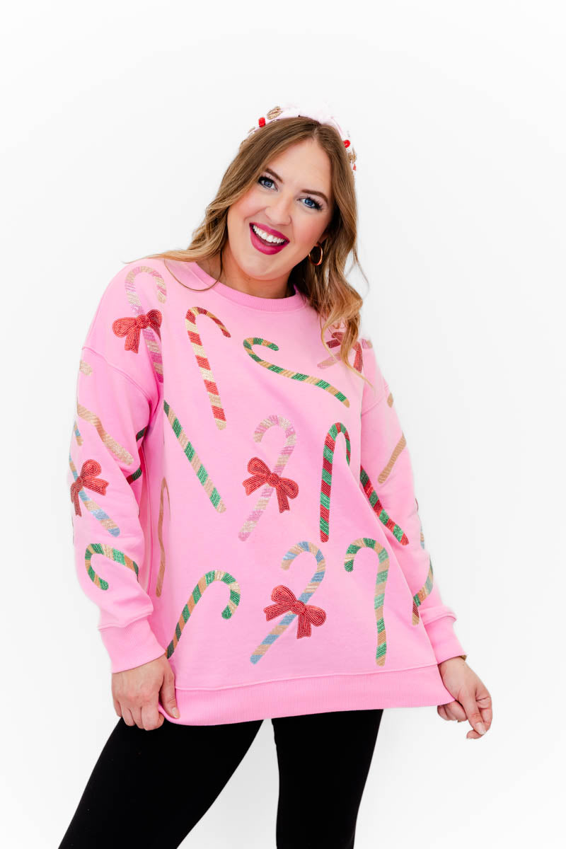 Merry Mint Sparkle Sweatshirt (Buy 2 Free Shipping) 