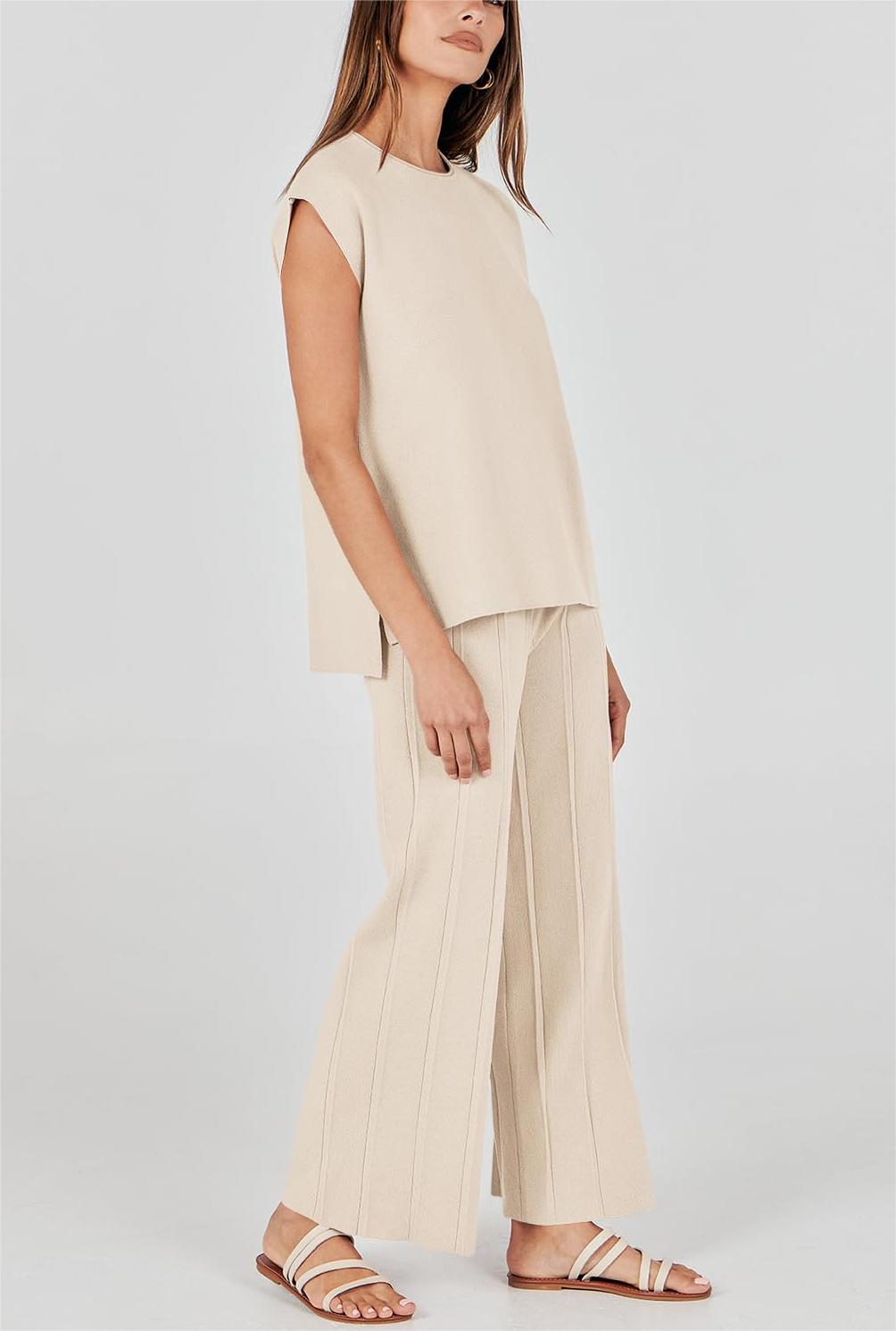 Women's 2 Piece Knit Lounge Set 