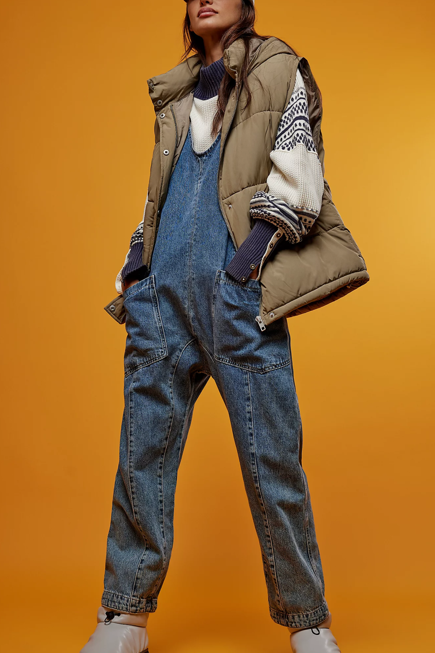 Women's Casual Denim Pocket Overalls (Buy 2 Free Shipping)