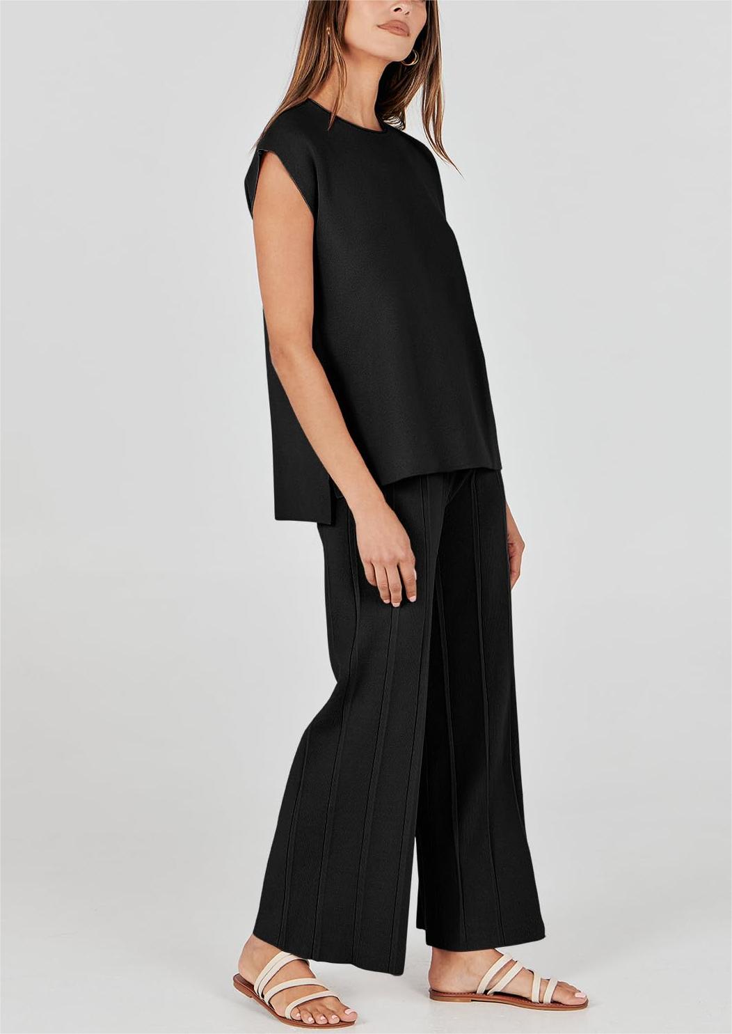 Women's 2 Piece Knit Lounge Set 