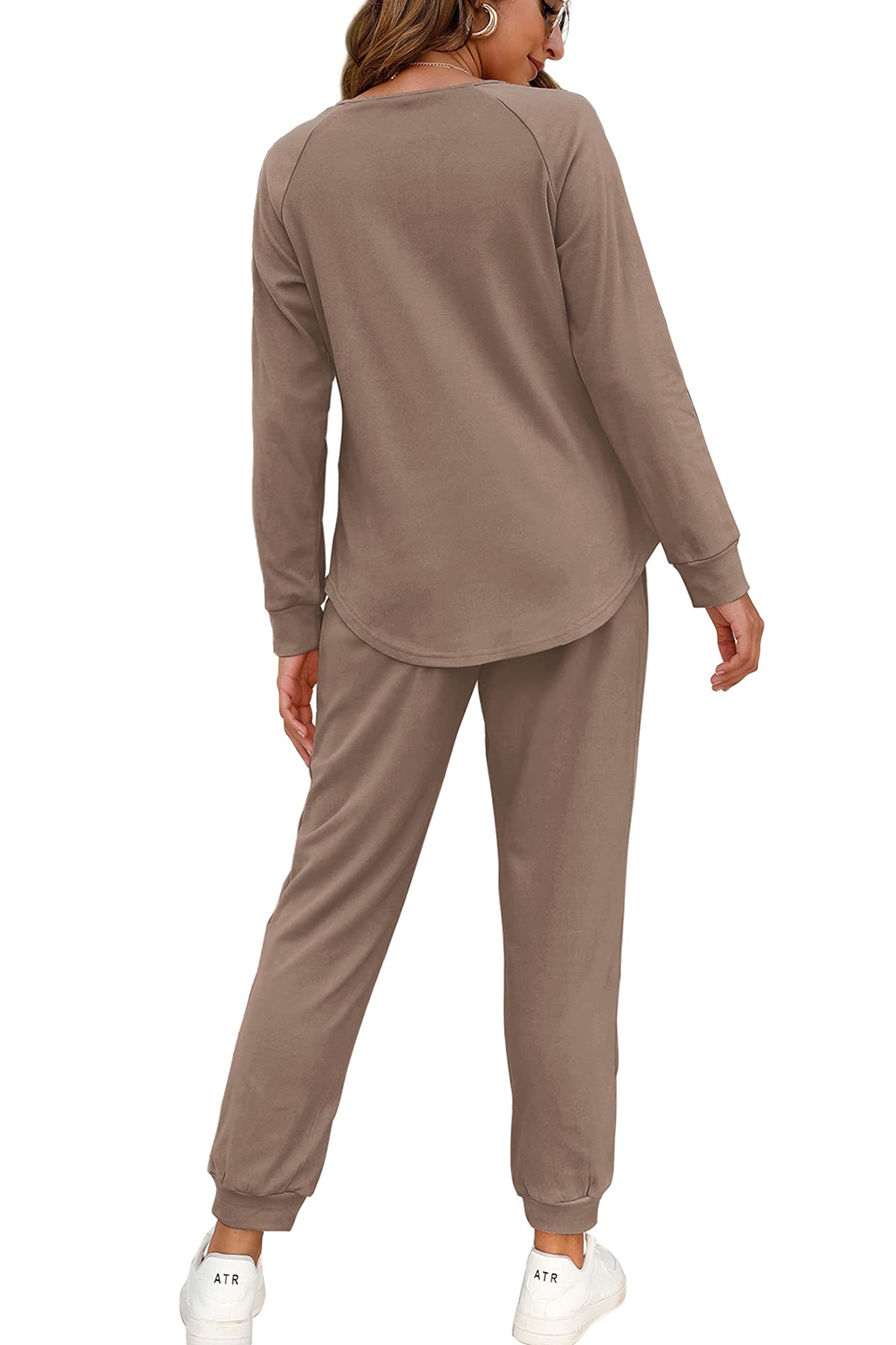 ✨Women's Casual Button Sports Two-Piece Suit with Pockets