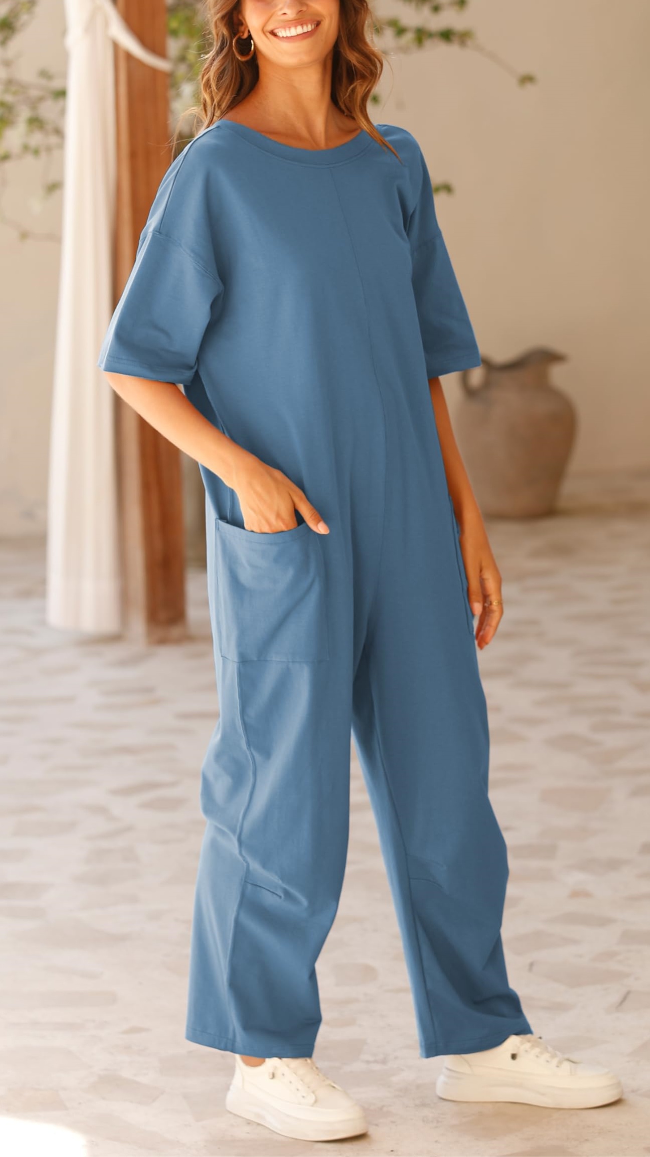 Short Sleeve Casual Jumpsuits (Buy 2 Free Shipping)