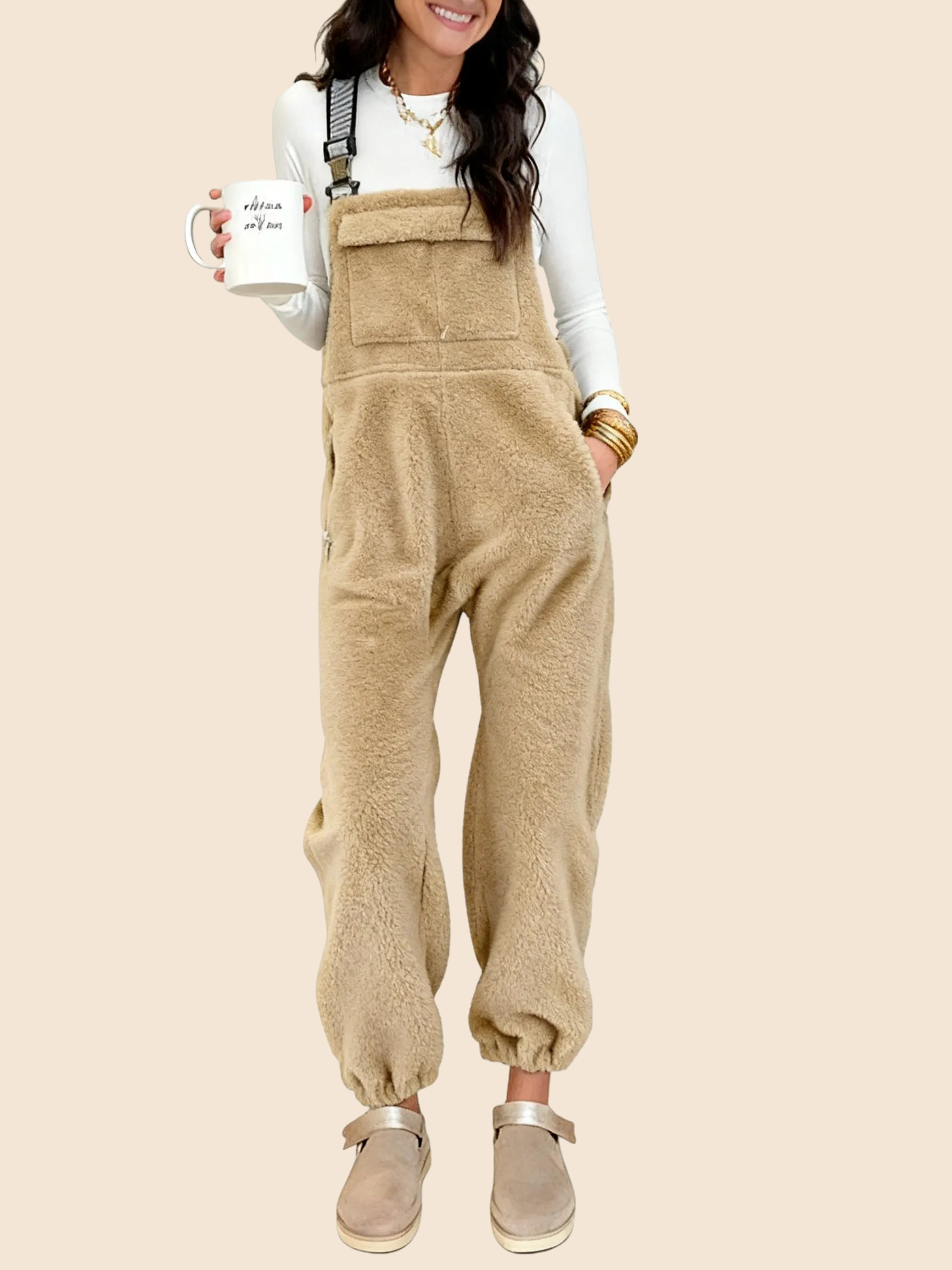 Women's Fleece Winter Casual Jumpsuit (Buy 2 Free Shipping）