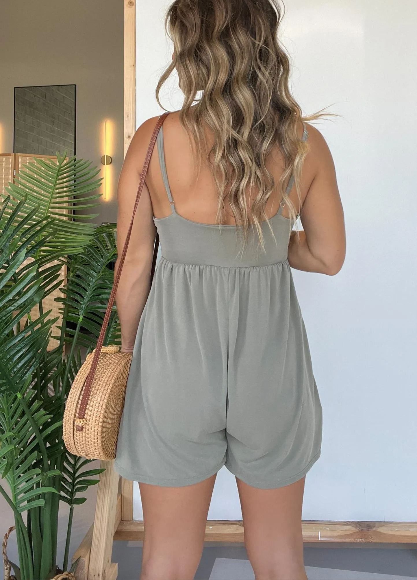 Super Soft Flowy Romper with Pockets (Buy 2 Free Shipping)
