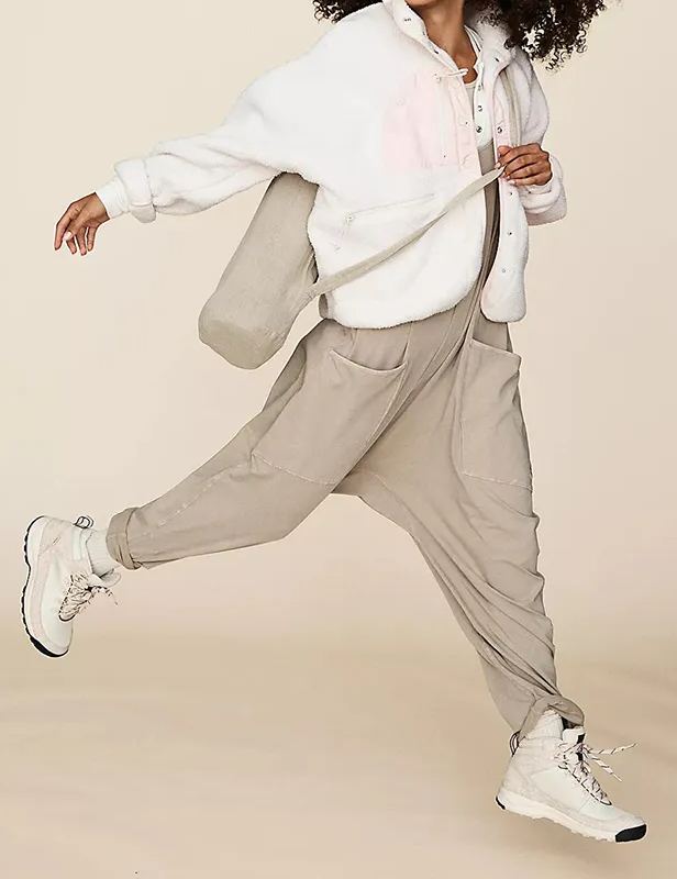 New Wide Leg Jumpsuit with Pockets (Buy 2 Free Shipping)