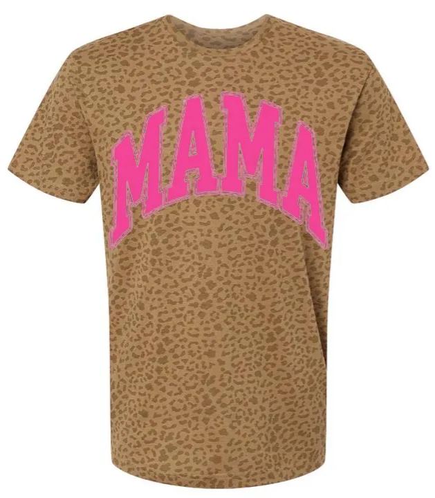 The Best Gift--"Mom" leopard print T-shirt（Buy 3 Free Shipping）