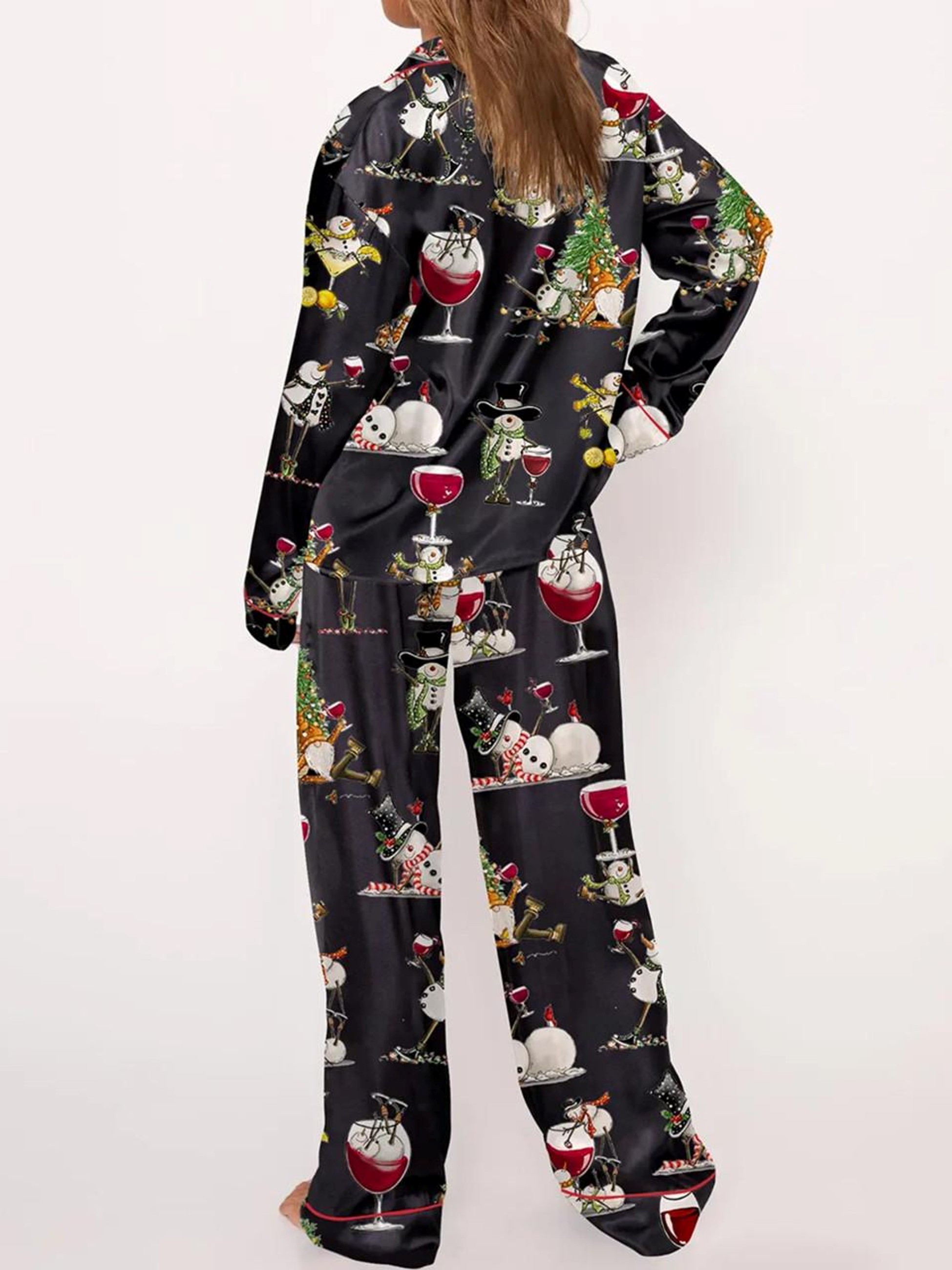 Women's Tipsy Snowman Pajama Set
