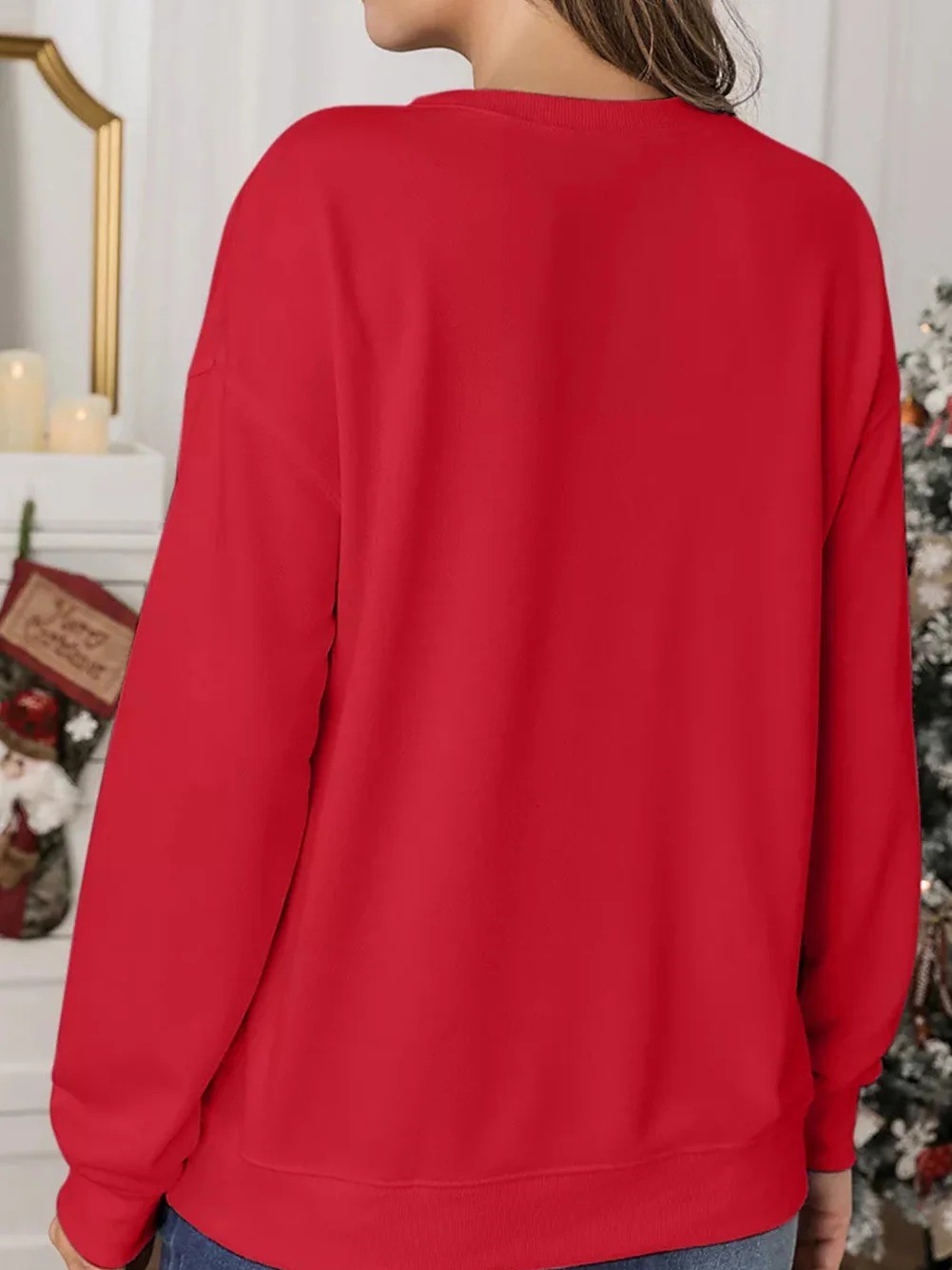 Women's Christmas Sequined Print Sweatshirt(Buy 2 Free Shipping)