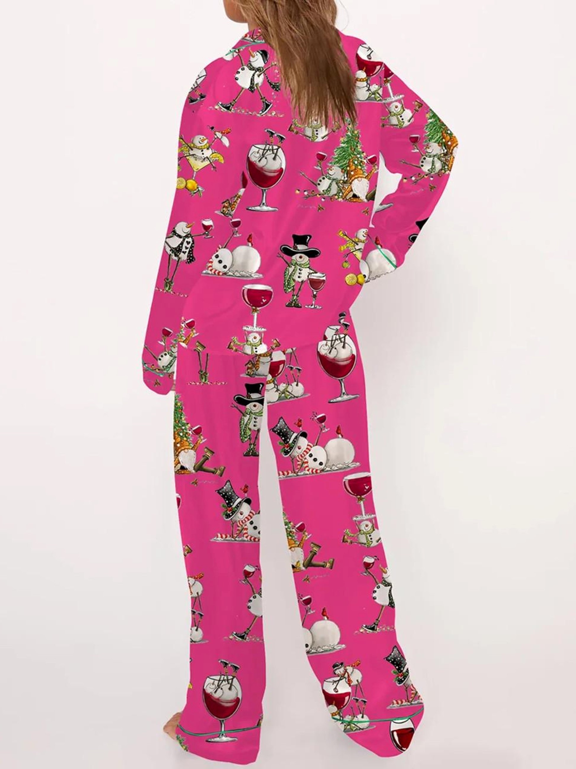 Women's Tipsy Snowman Pajama Set