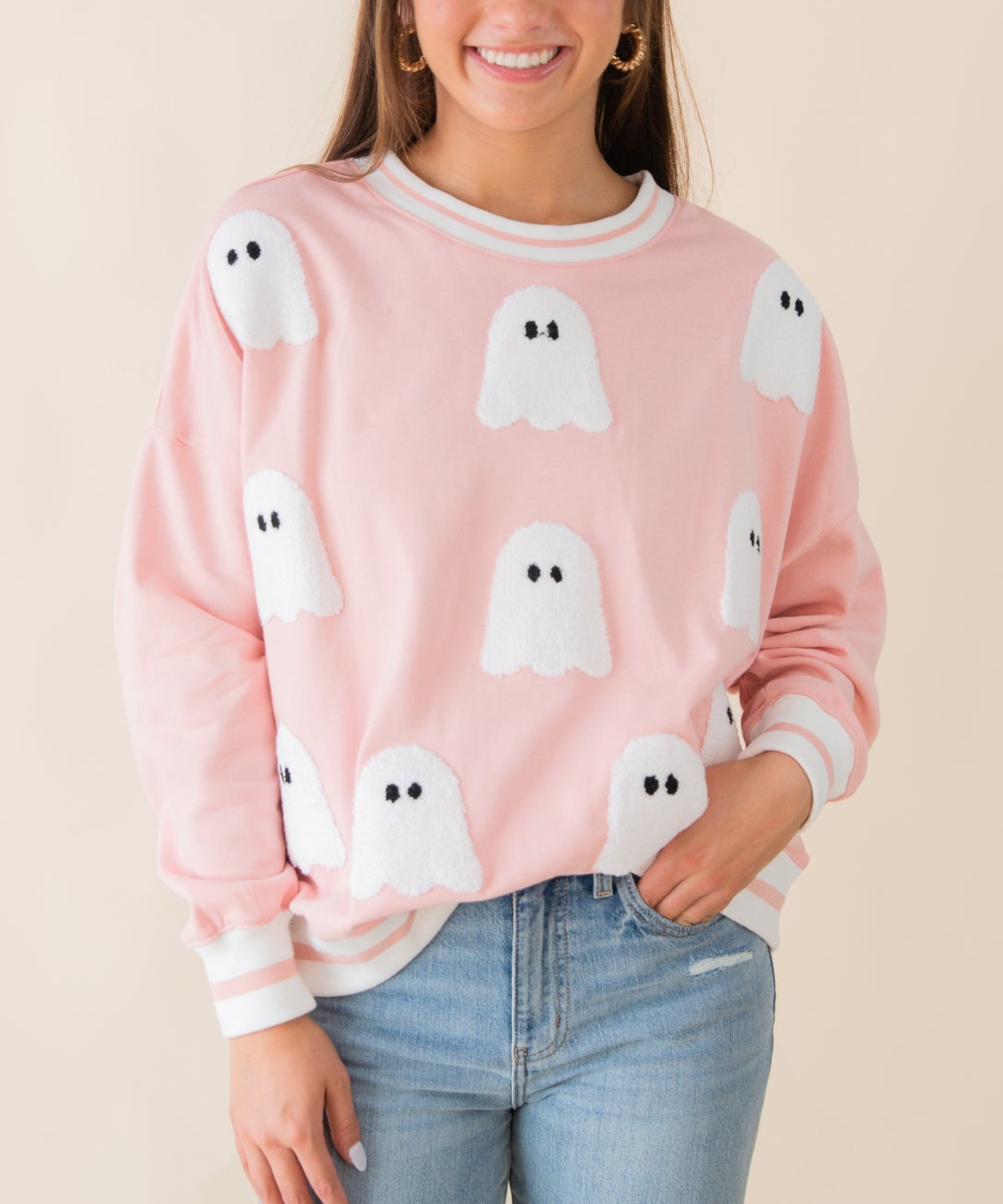 Cute Plush Ghost Sweater（Buy 2 Free Shipping）