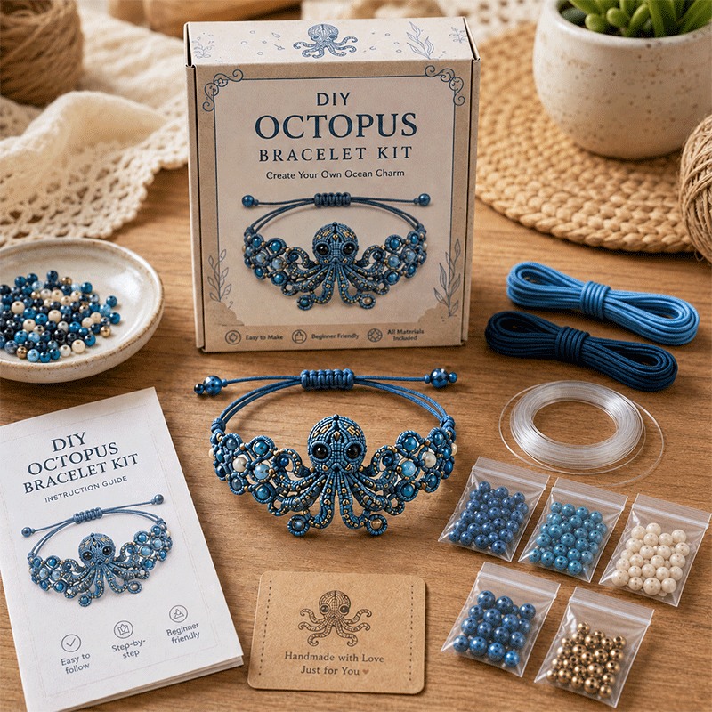🔥50% Off Last Day - 🐙DIY Beaded Bracelet Making Kit