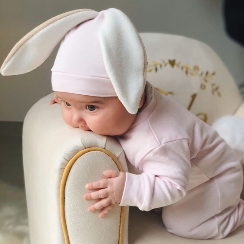 Personalized Bunny Outfit For Baby - Embroidery Name