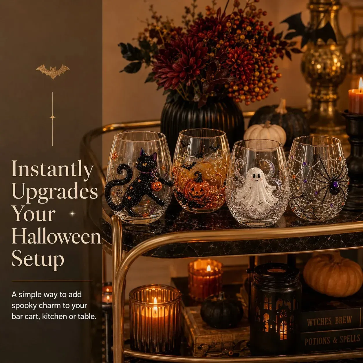 🔥 LAST DAY -40% - 🎃 3D Halloween Glasses | Perfect for parties and cozy autumn bars