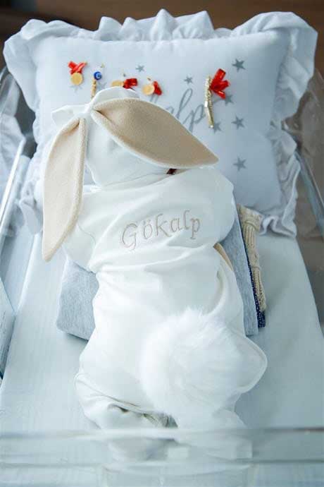Personalized Bunny Outfit For Baby - 🐰Embroidery Name