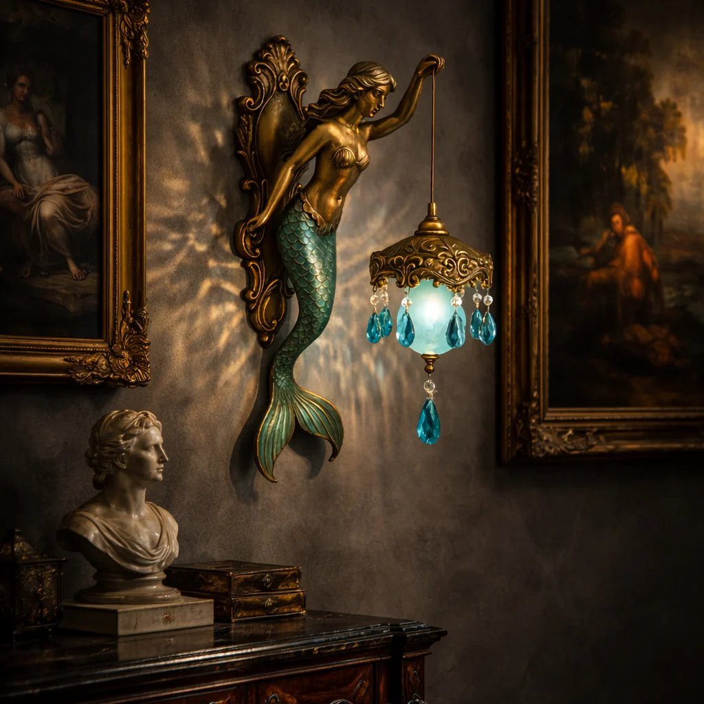 kolorshade™Vintage Mermaid Glow Wall Lamp
