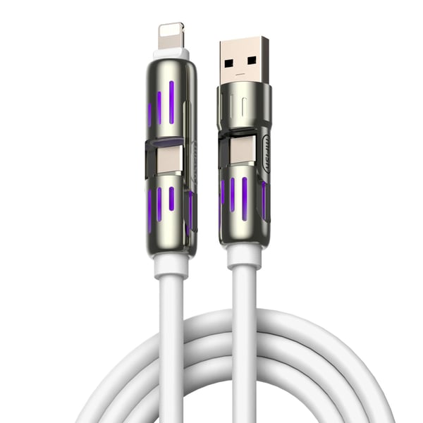 🔥 4-in-1 USB Charging Cable fast charging