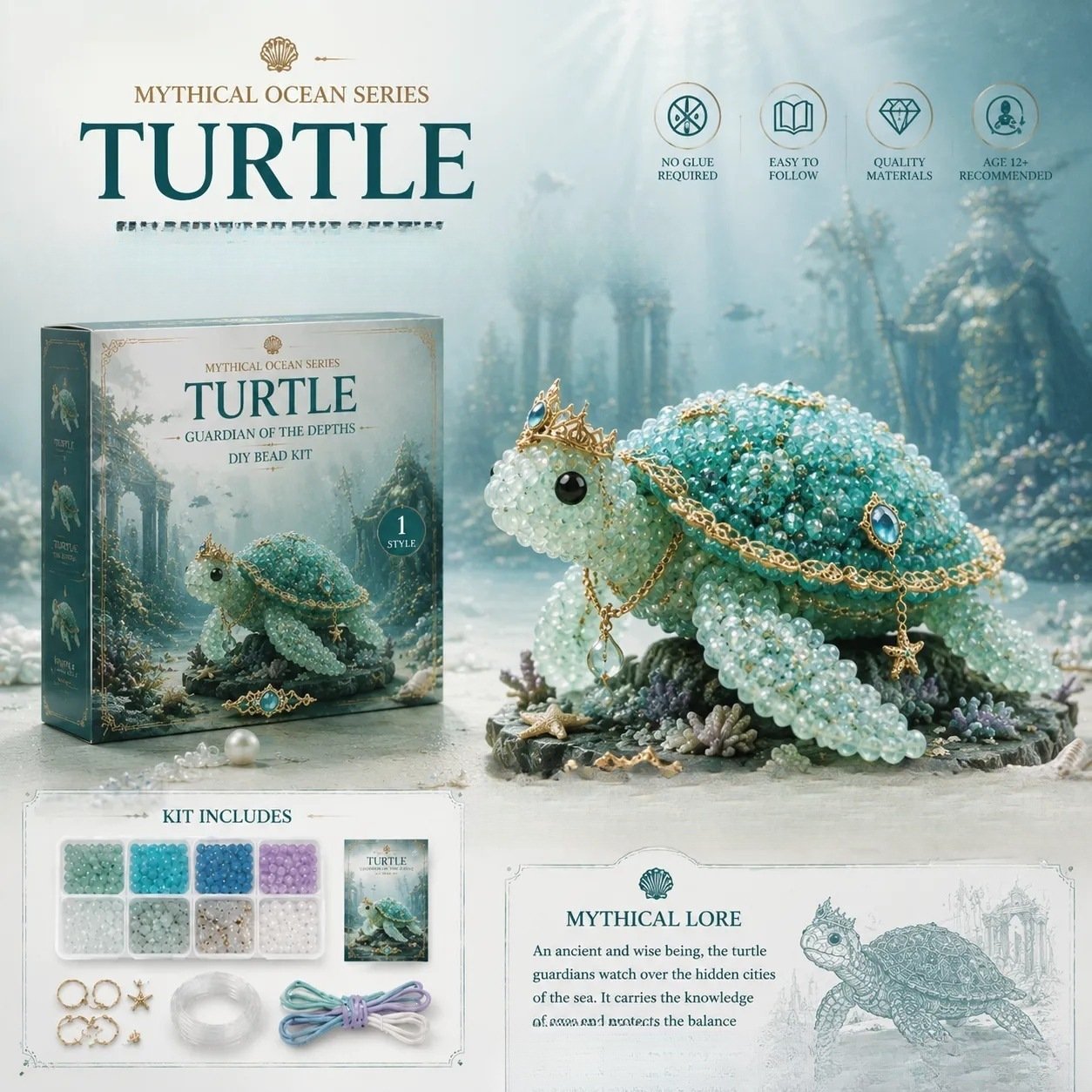 🌊 Mythical Ocean DIY Bead Kit