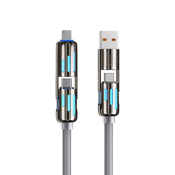 🔥 4-in-1 USB Charging Cable fast charging