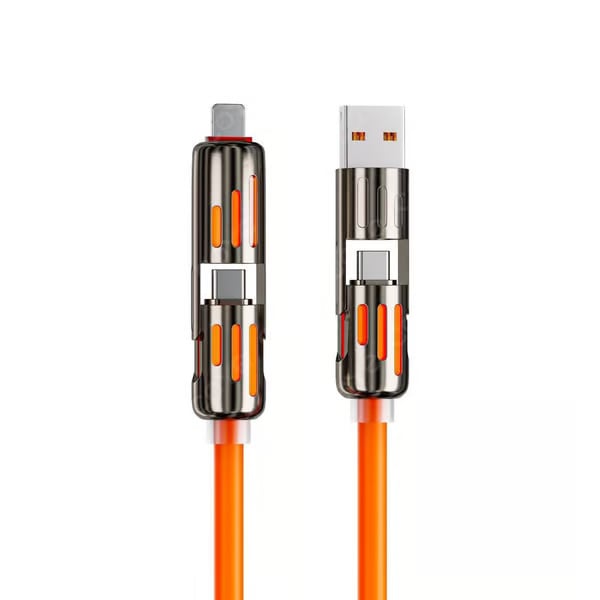 🔥 4-in-1 USB Charging Cable fast charging