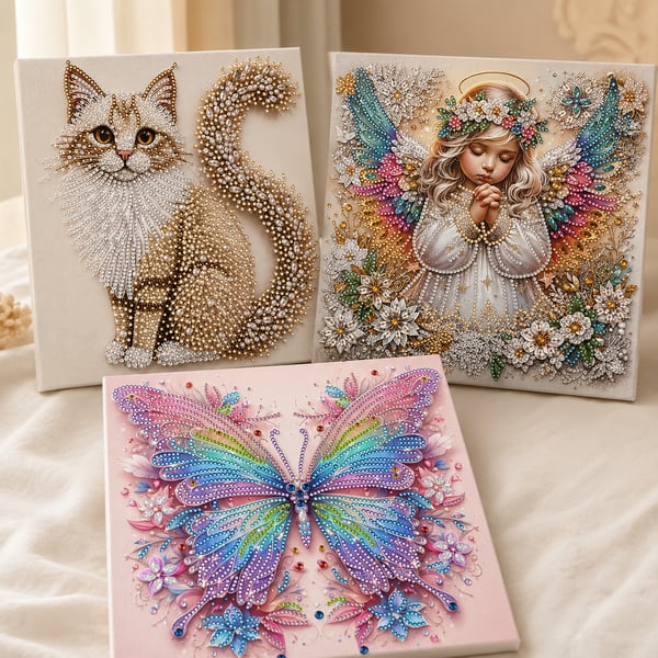 👼✨Sparkling Crystal Diamond Art Kit For DIY Wall Decor(📦Buy 2 Free Shipping)