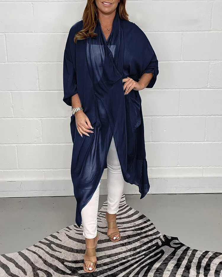 💖Early Mother's Day Sale - 48% OFF🎁 Silky Loose V-neck Top (Buy 2 Free Shipping)