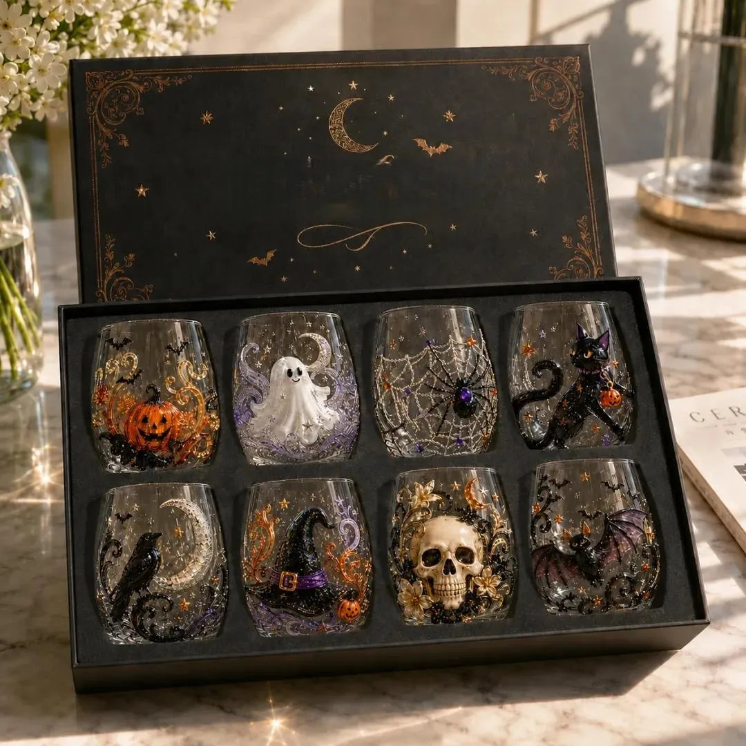 🔥 LAST DAY -40% - 🎃 3D Halloween Glasses | Perfect for parties and cozy autumn bars