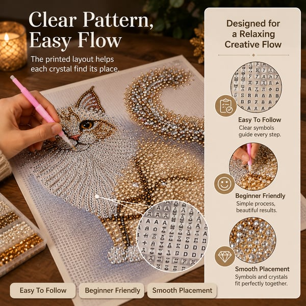 👼✨Sparkling Crystal Diamond Art Kit For DIY Wall Decor(📦Buy 2 Free Shipping)