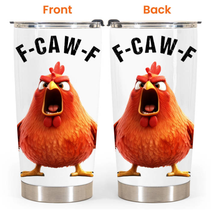 Funny Cup - Humorous Crow F-Caw-F - For Coworkers, Friends