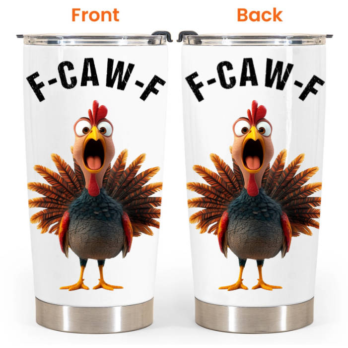 Funny Cup - Humorous Crow F-Caw-F - For Coworkers, Friends