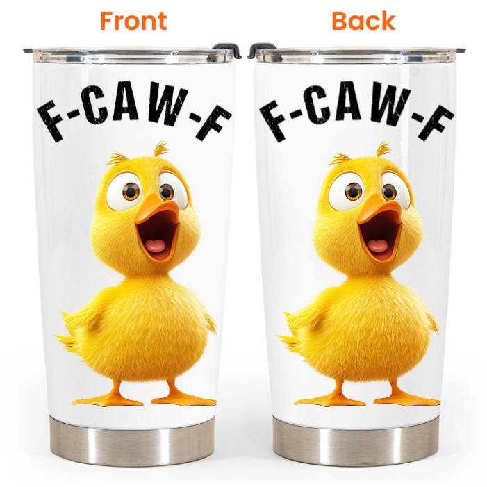 Funny Cup - Humorous Crow F-Caw-F - For Coworkers, Friends