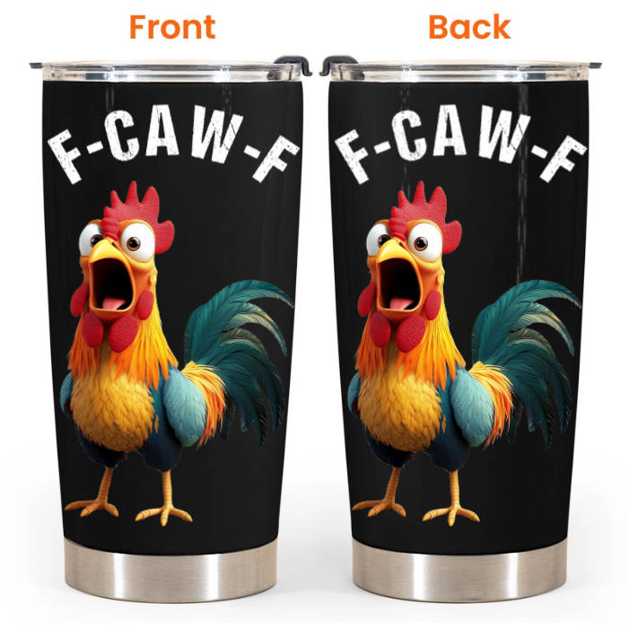 Funny Cup - Humorous Crow F-Caw-F - For Coworkers, Friends