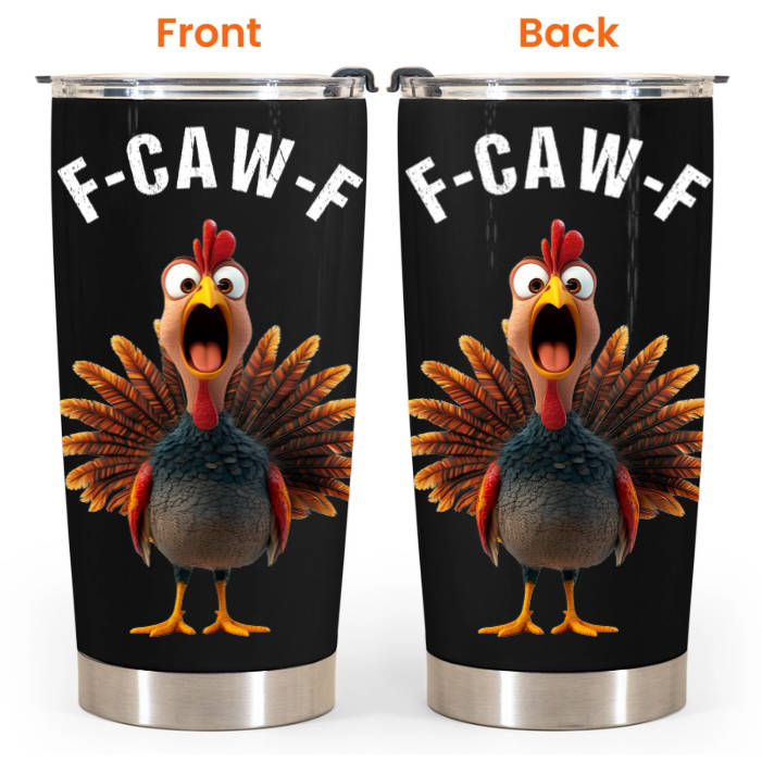Funny Cup - Humorous Crow F-Caw-F - For Coworkers, Friends
