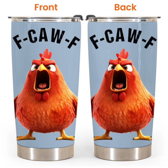 Funny Cup - Humorous Crow F-Caw-F - For Coworkers, Friends