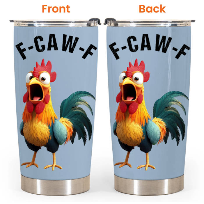 Funny Cup - Humorous Crow F-Caw-F - For Coworkers, Friends