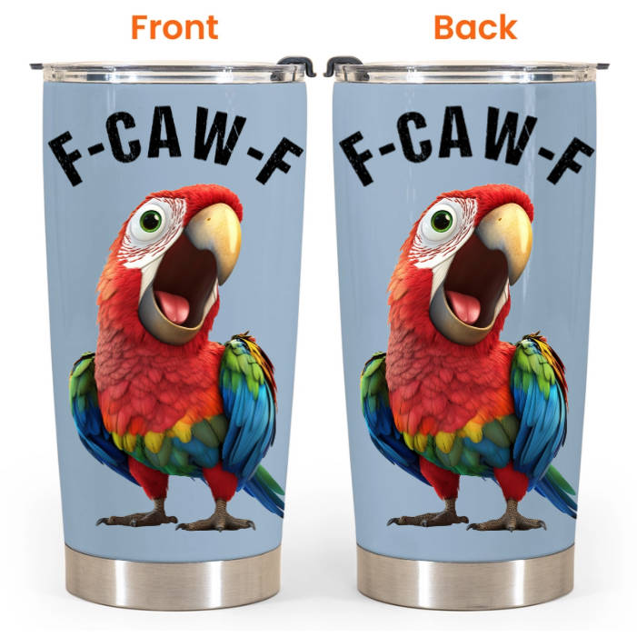 Funny Cup - Humorous Crow F-Caw-F - For Coworkers, Friends