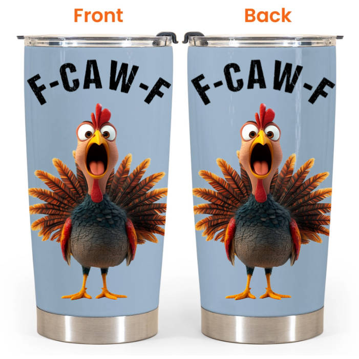 Funny Cup - Humorous Crow F-Caw-F - For Coworkers, Friends