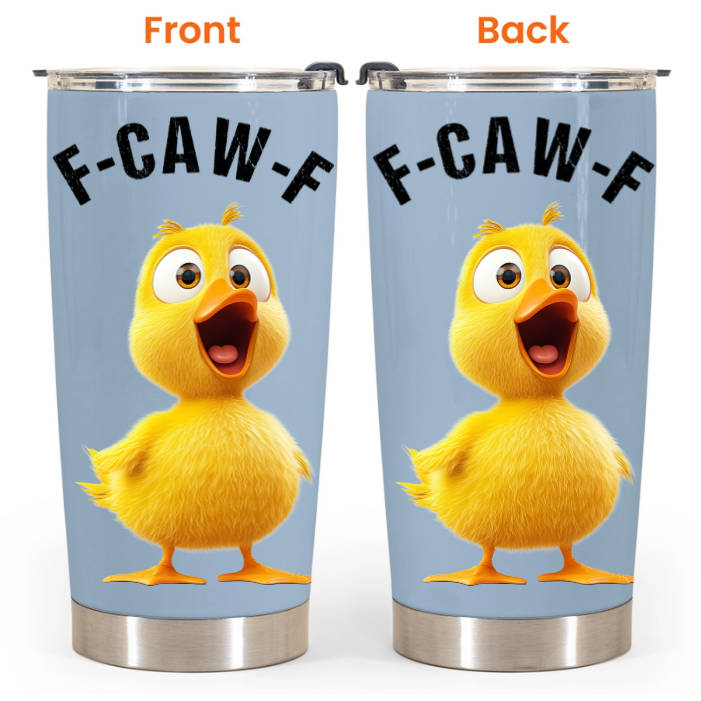 Funny Cup - Humorous Crow F-Caw-F - For Coworkers, Friends