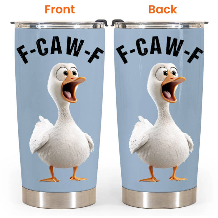 Funny Cup - Humorous Crow F-Caw-F - For Coworkers, Friends