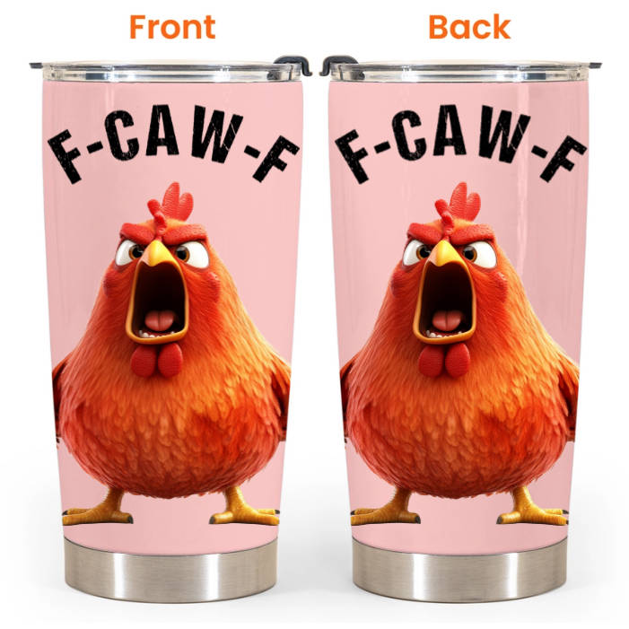 Funny Cup - Humorous Crow F-Caw-F - For Coworkers, Friends