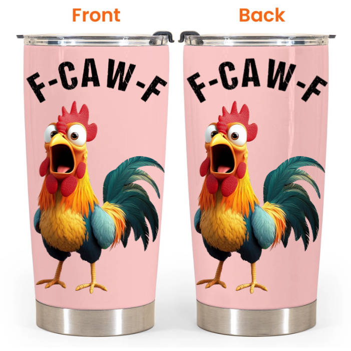 Funny Cup - Humorous Crow F-Caw-F - For Coworkers, Friends
