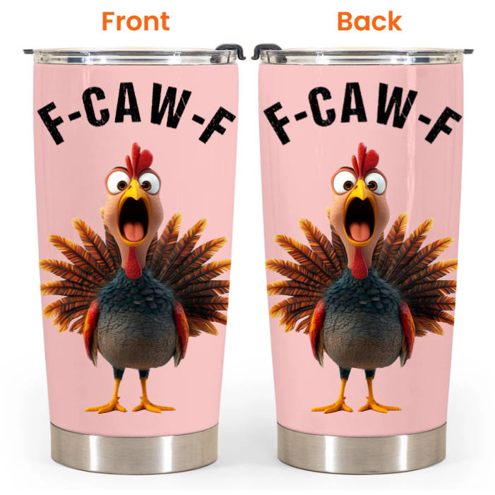 Funny Cup - Humorous Crow F-Caw-F - For Coworkers, Friends