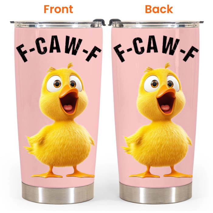 Funny Cup - Humorous Crow F-Caw-F - For Coworkers, Friends