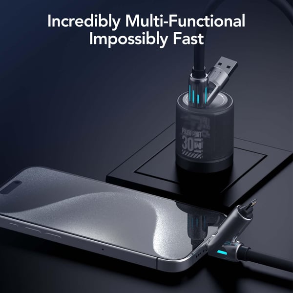 🔥 4-in-1 USB Charging Cable fast charging